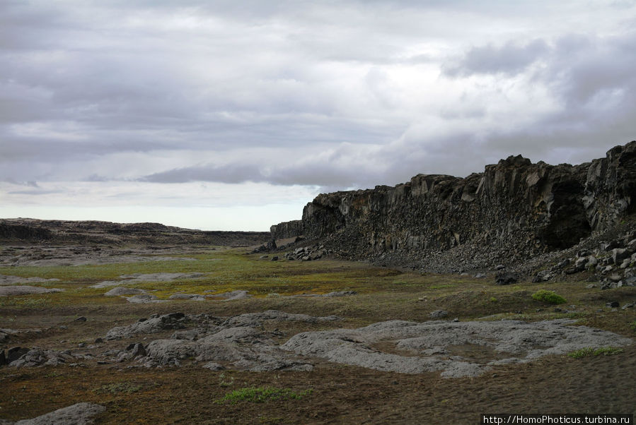 Ледниковое ущелье Северо-восточная Исландия, Исландия