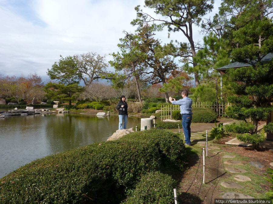 Японский сад в  Парке Хермана Хьюстона Хьюстон, CША