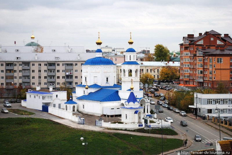 Казань со стен Кремля Казань, Россия