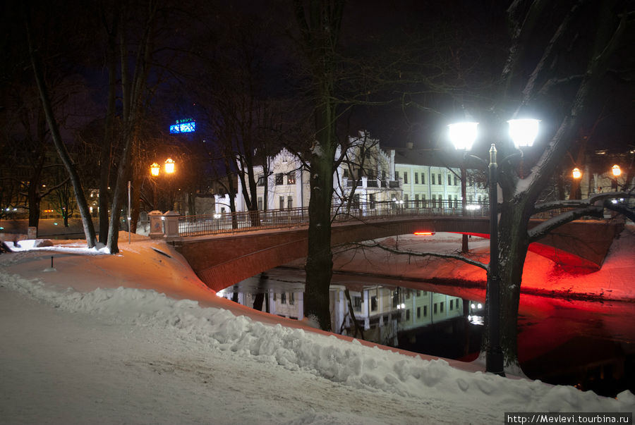 Рижский городской канал Рига, Латвия