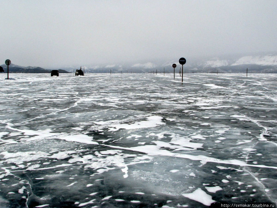 Лед Байкала 2009-2010 Листвянка, Россия