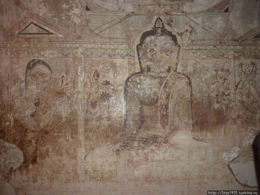 Баган. Фрески в храме Суламони. Баган, Мьянма