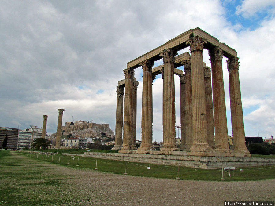 Храм Зевса Олимпийского Афины, Греция