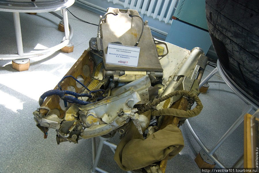 Остатки катапультируемого кресла В.В. Терешковой Королёв, Россия