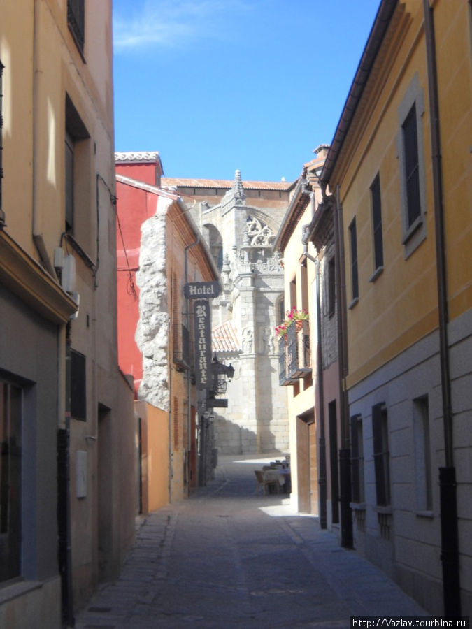 Безлюдный квартал Авила, Испания