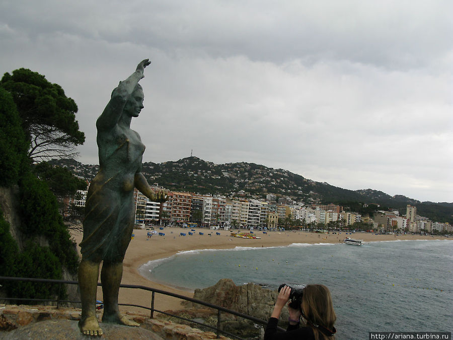 Памятник морячке Ллорет-де-Мар, Испания