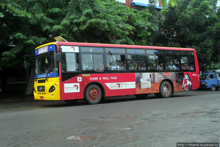 Новый городской автобус Янгон, Мьянма