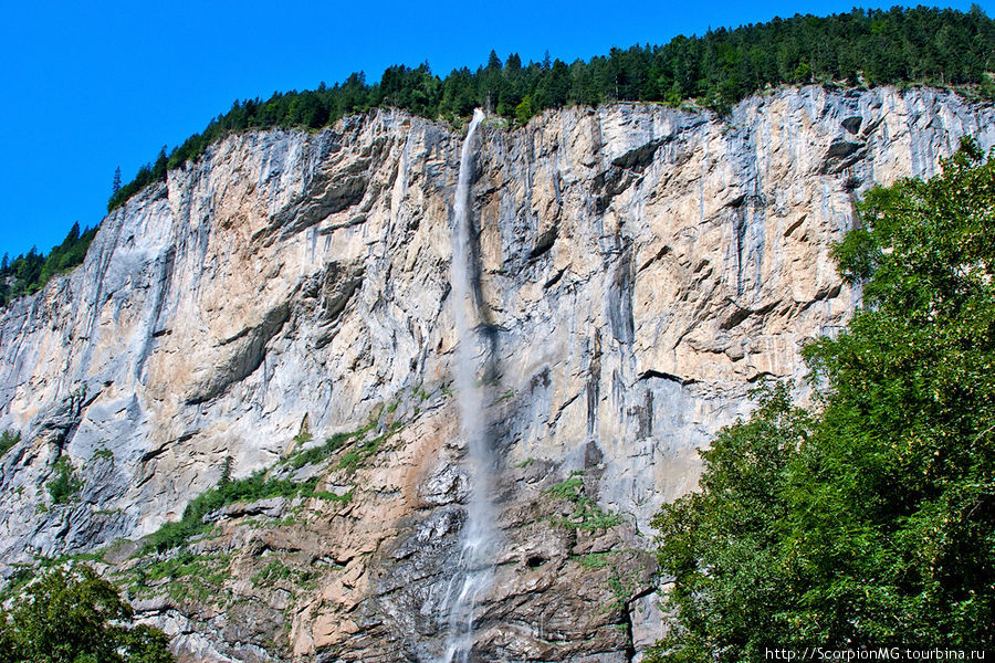 Водопад Трюммельбах Лаутербрюнен, Швейцария