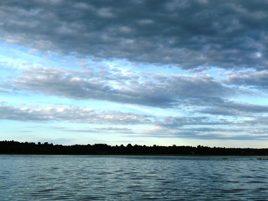 Небо над Сиверским озером