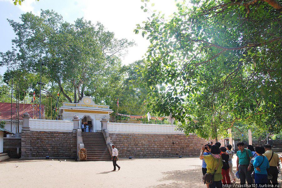 Анурадхапура - очень жаркий день среди древних ступ Анурадхапура, Шри-Ланка