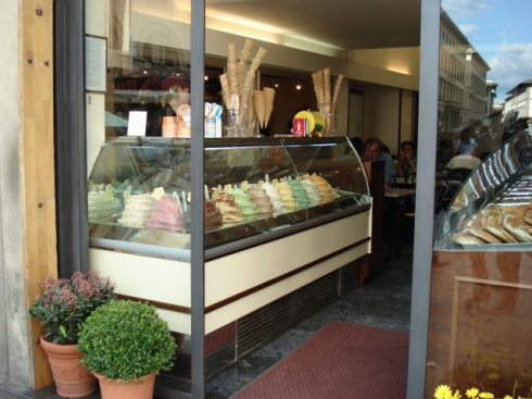 итальянское мороженое (мне лично не понравилось) Флоренция, Италия