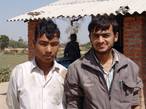Рам и Правин едут со мной в джипе в Непал