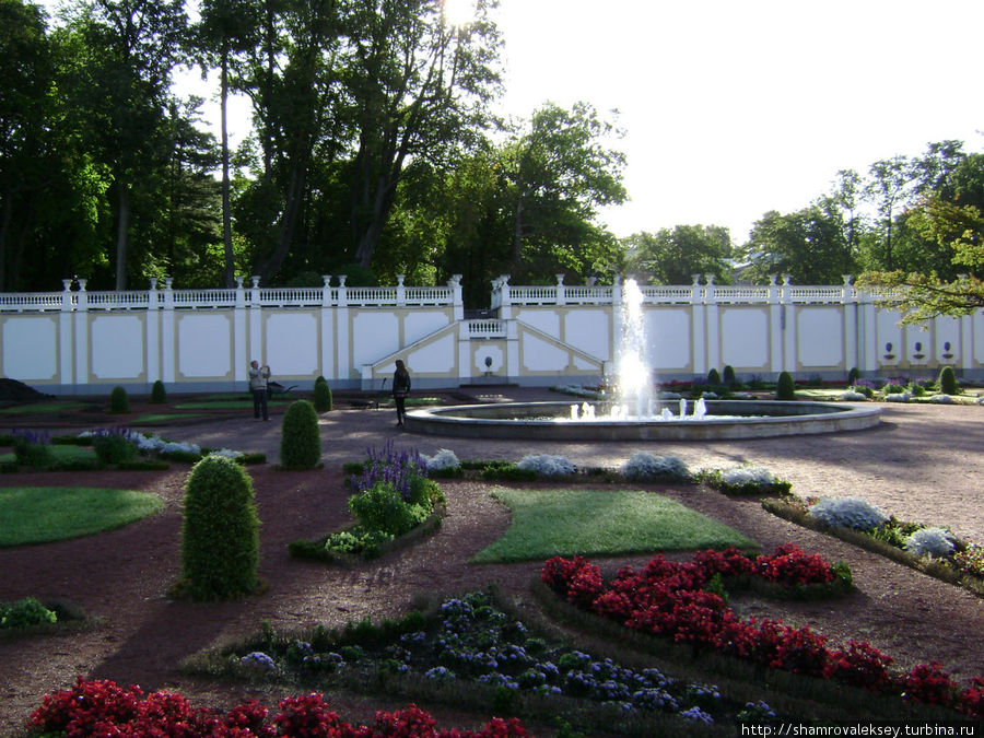 Цветочный партер дворца Кадриорг Таллин, Эстония