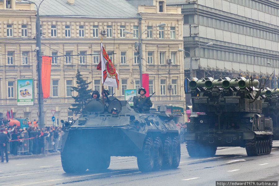 Парад военной техники в День Победы Москва, Россия