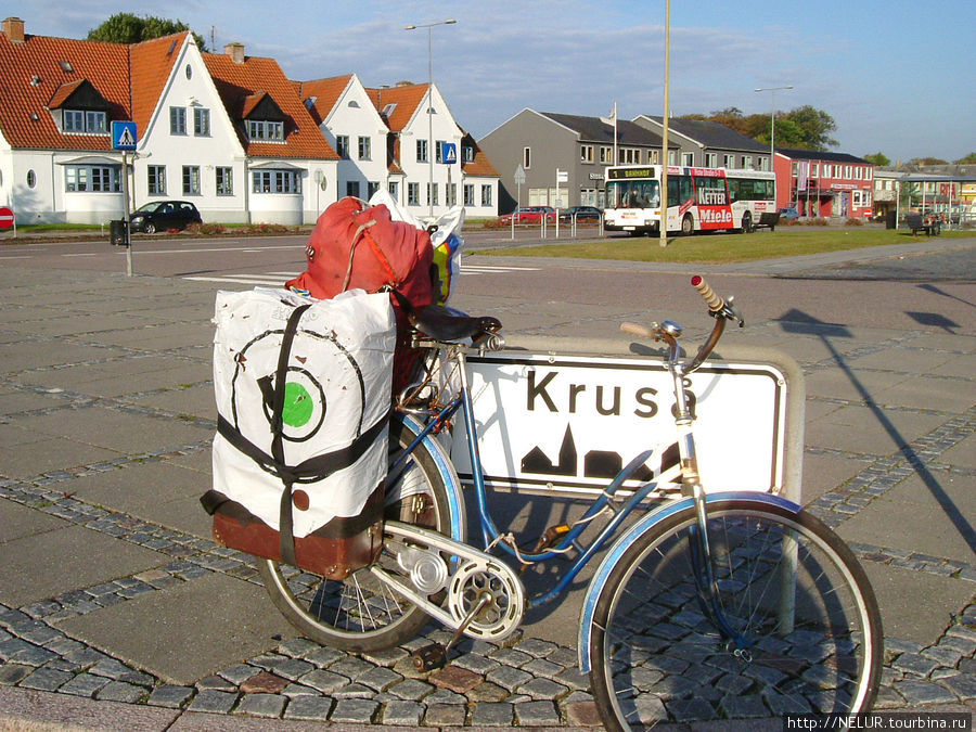 Крусса есть пограничный датский город на Юге Дании. Дания