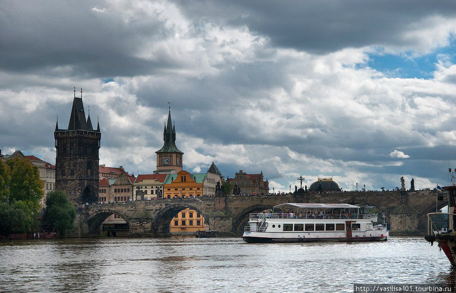 Прага, виды с Влтавы Прага, Чехия