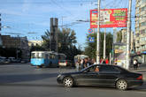 На проспекте Ленина в Волгограде