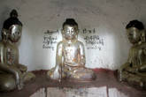 Статуи Будды в пещере. Пещеры По Вин Даунг