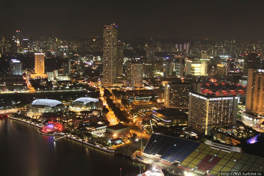 Вид на центр города с Орчард-Роуд. Сингапур (город-государство)