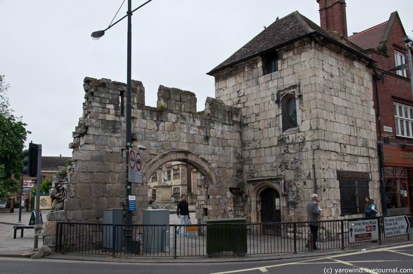 Остатки крепостной стены Йорк, Великобритания