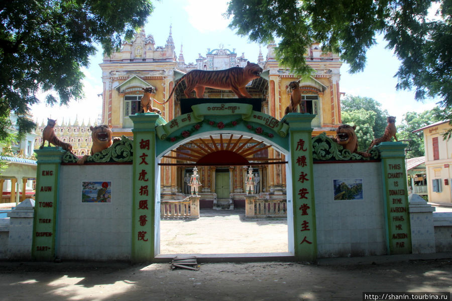 На территории комплекса Тамбудхе Монива, Мьянма