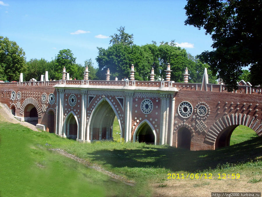 Прогулка в музей-заповедник Царицыно Москва, Россия