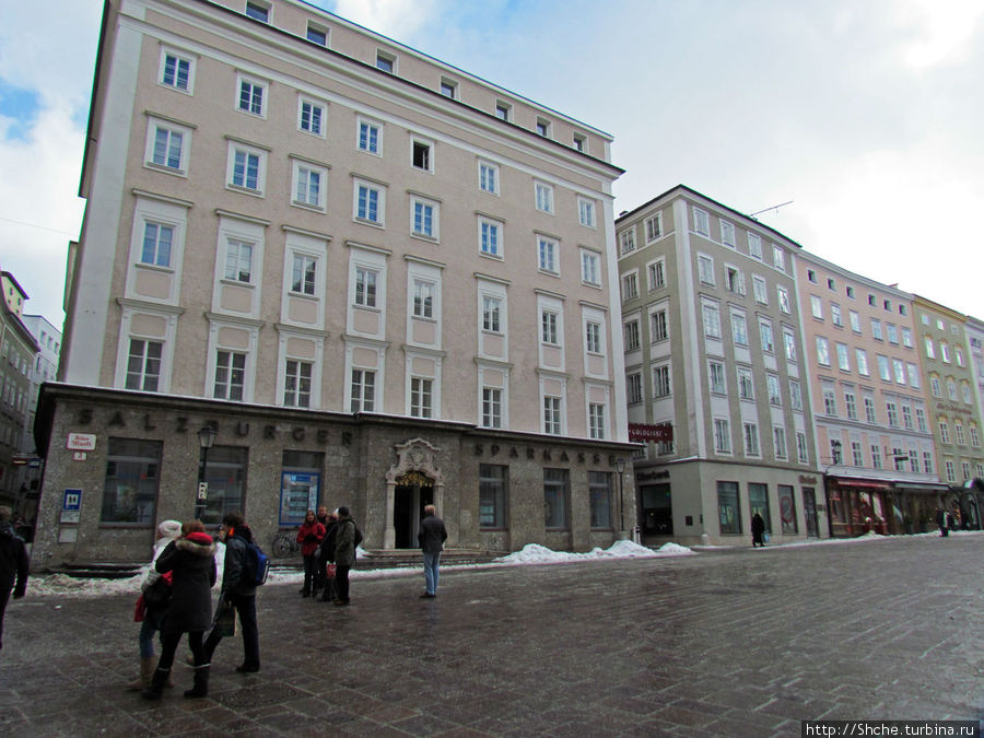 Три уровня центра Зальцбурга. Уровень 1 — улицы и площади Зальцбург, Австрия