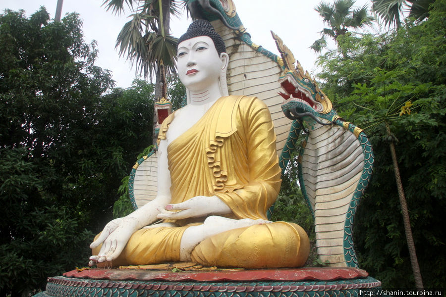 Будда с тремя кобрами Мандалай, Мьянма