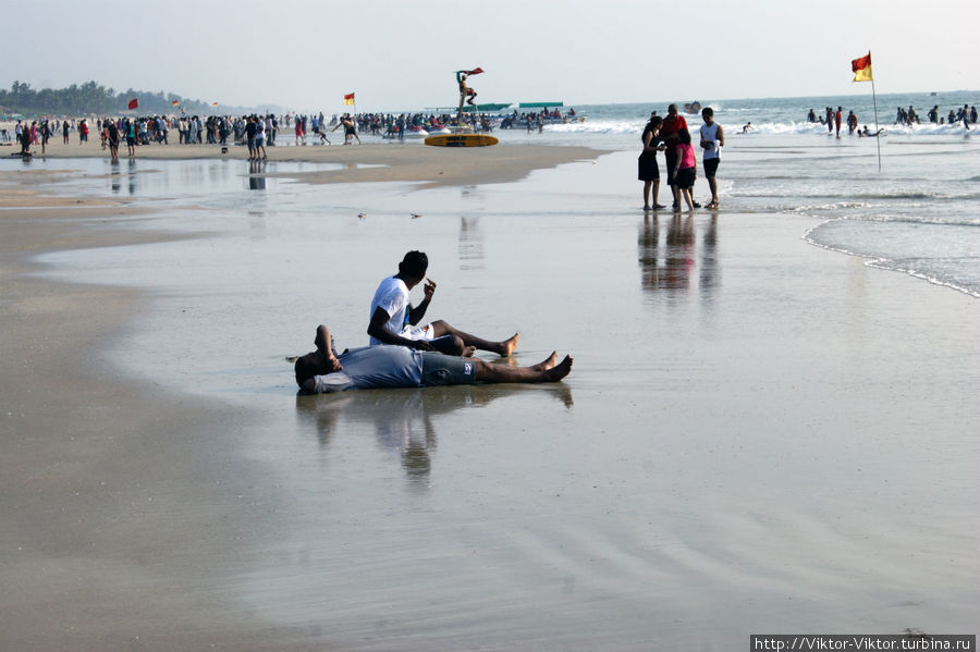 Индийская столица пляжей Южного Гоа Кольва, Индия