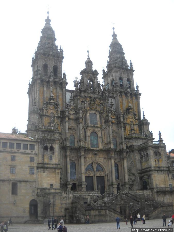 Парадный фасад собора Сантьяго-де-Компостела, Испания