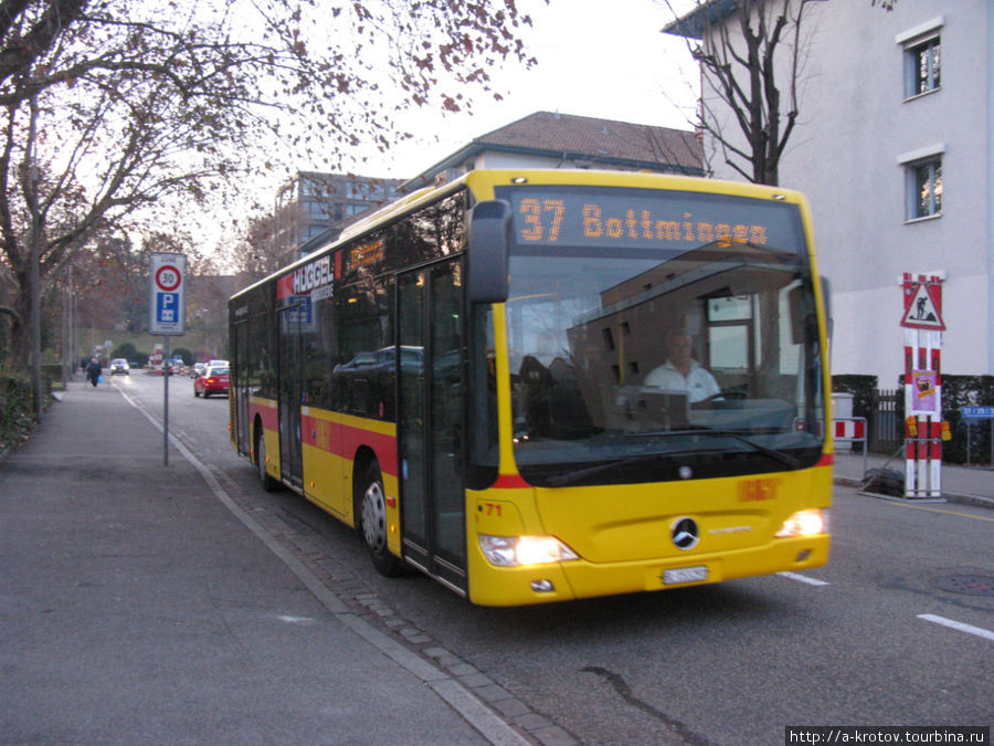 автобус Базель, Швейцария