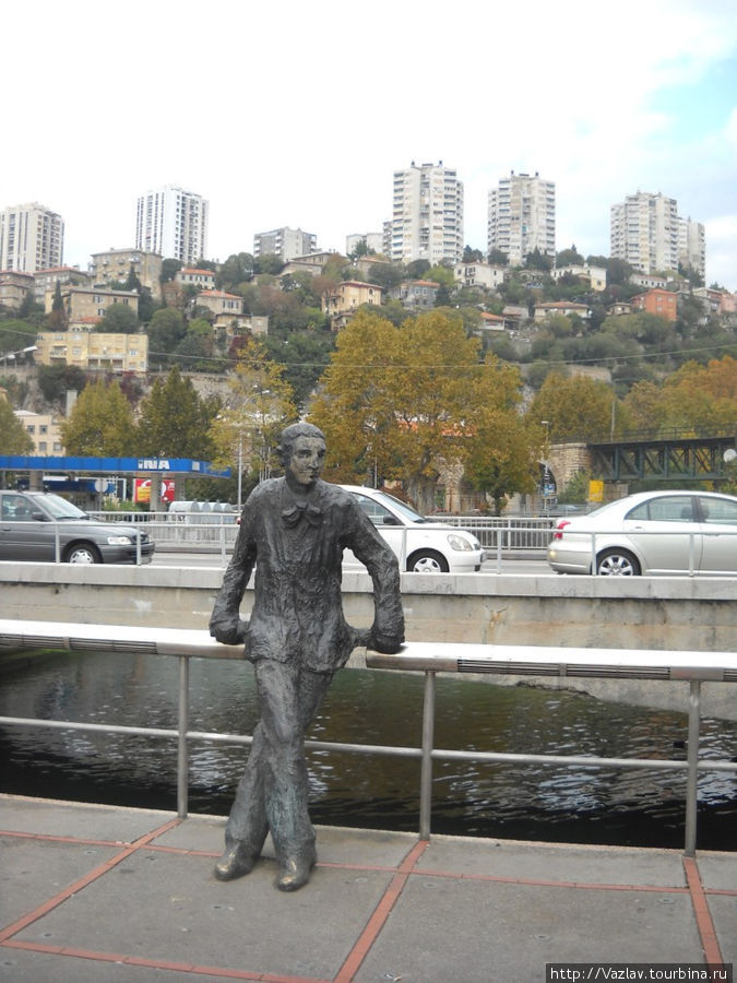 Скульптура и город Риека, Хорватия