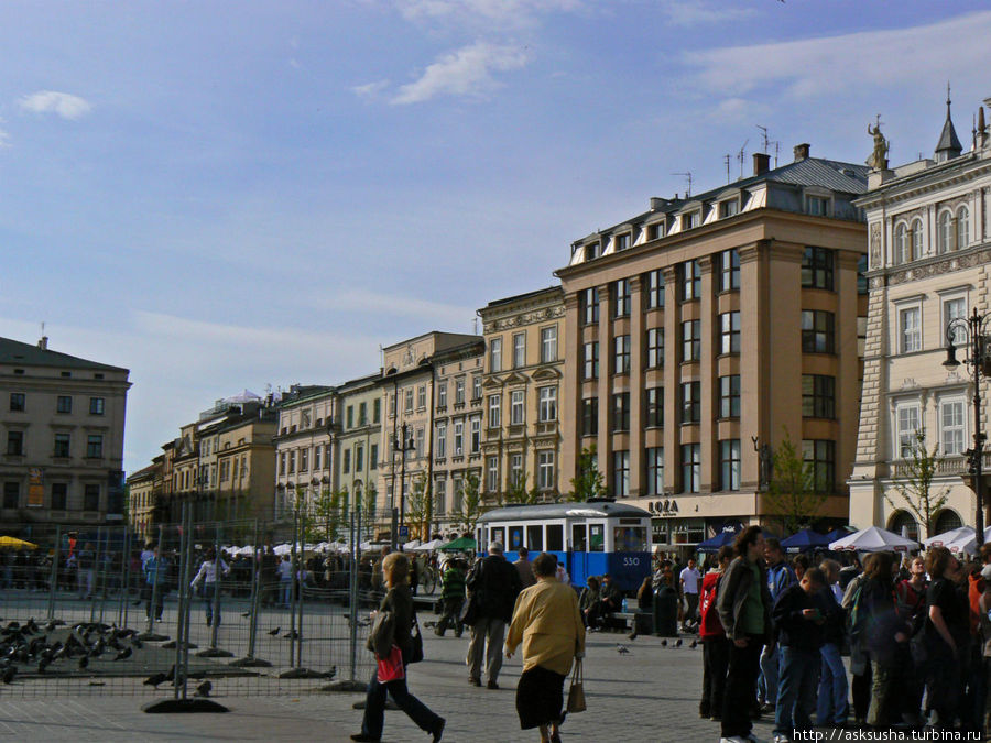 Прогулка по Королевскому пути. Часть 3: Главный рынок Краков, Польша