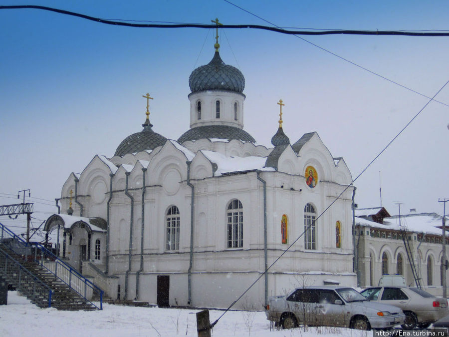 Церковь Николая Чудотворца на ЖД вокзале Буй, Россия