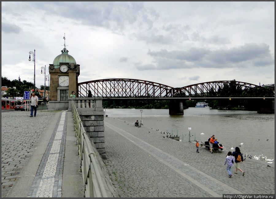 Вышеградский мост Прага, Чехия