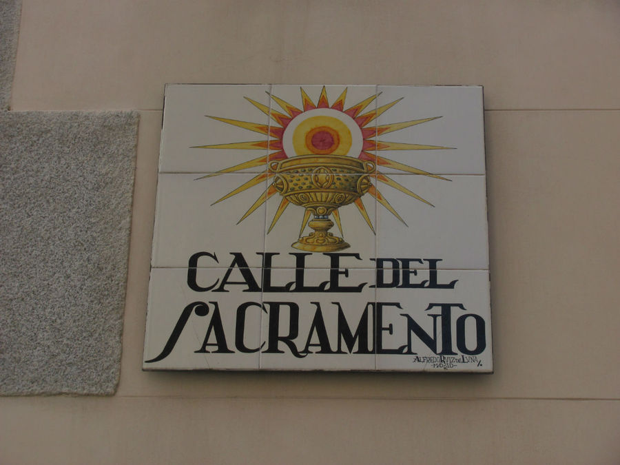 Испанская керамика на улицах Мадрид, Испания