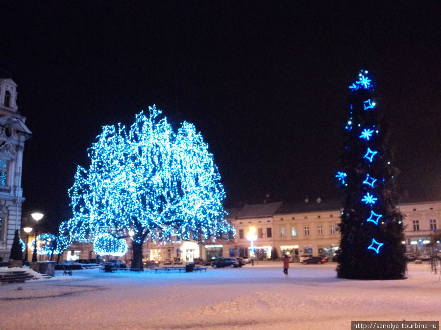 Рынек Нового Сонча, Рождество 2010 Новы-Сонч, Польша