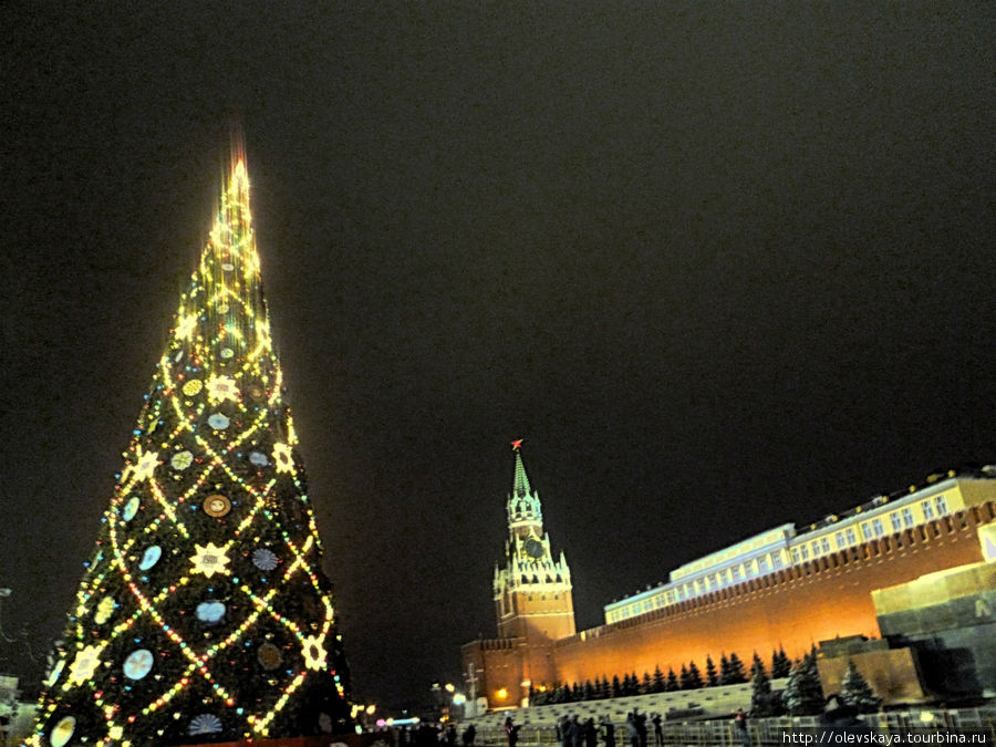 Главная наша елка на главной площади страны Кириллов, Россия