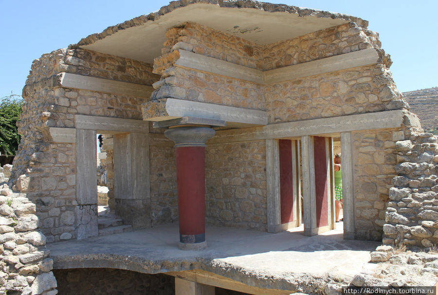 Кносский дворец Ираклион, Греция
