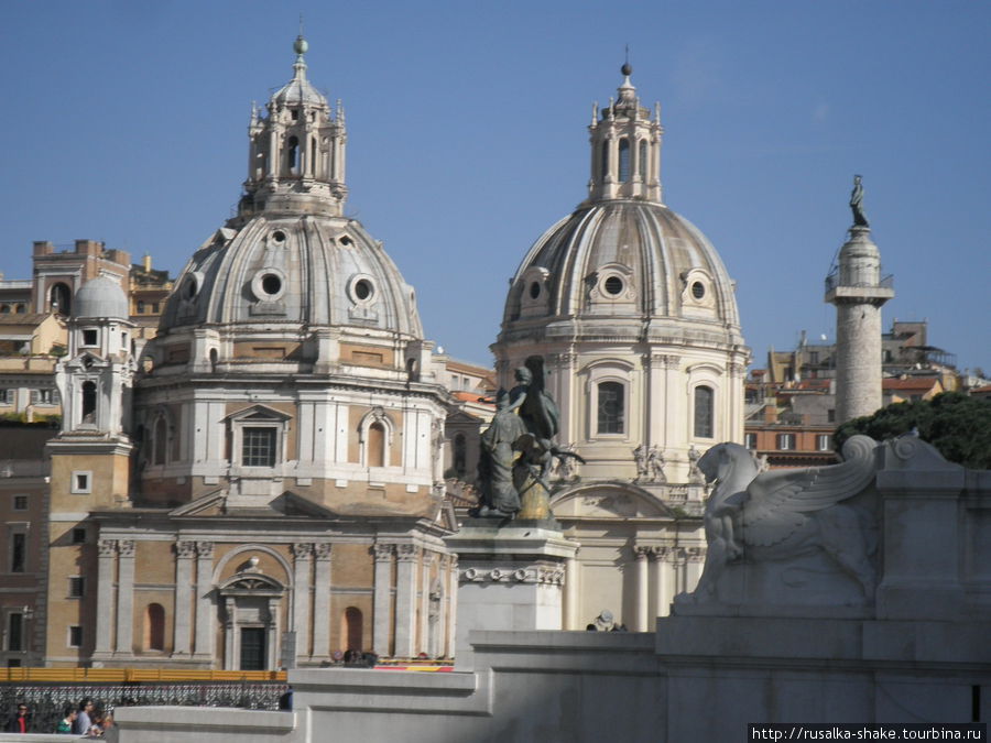 Крыши Рима.....и купола Рим, Италия