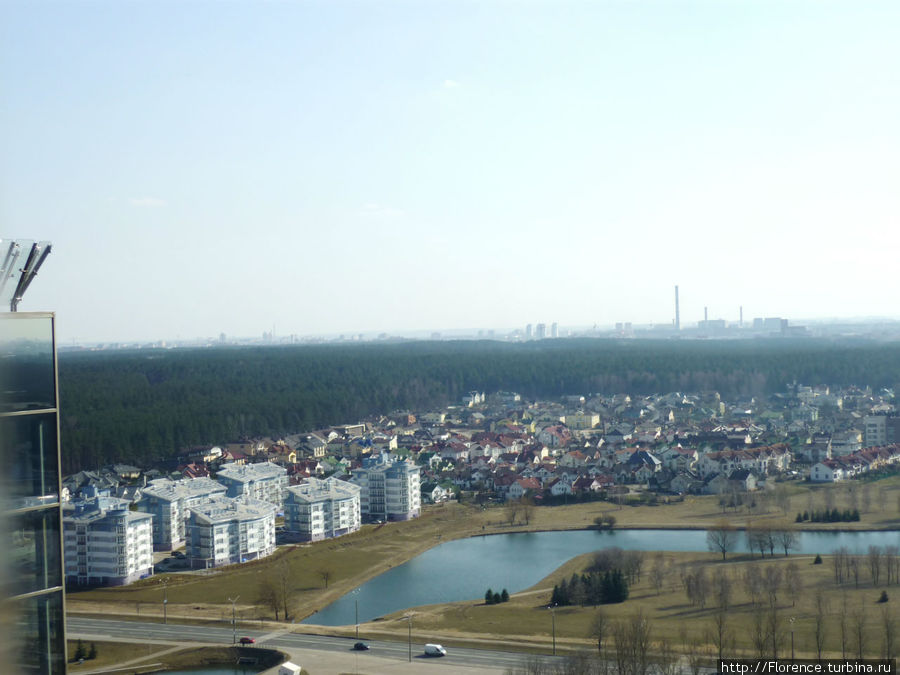 Вид с обзорной площадки Минск, Беларусь