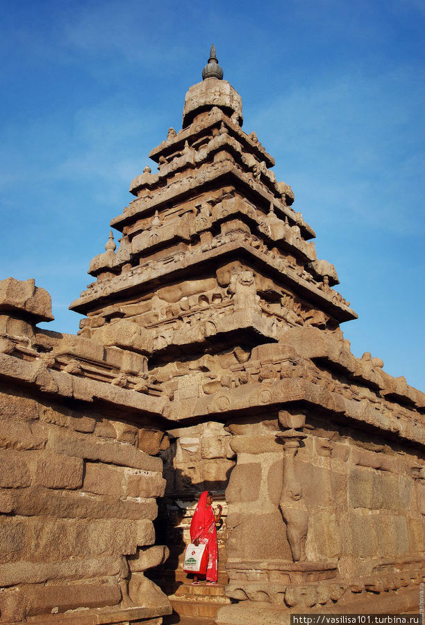 Каменные колесницы  Пандавов и Прибрежный храм Мамаллапурама