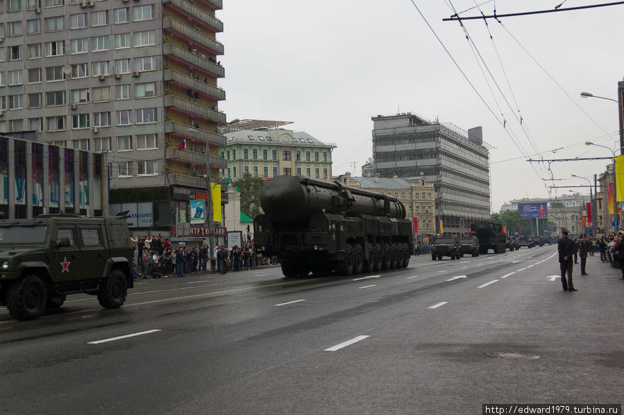 Парад военной техники в День Победы Москва, Россия