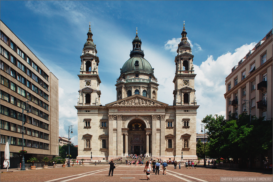 Базилика Св. Иштвана. Архитектуру снимать я не очень люблю, поэтому больше церквей не будет Будапешт, Венгрия
