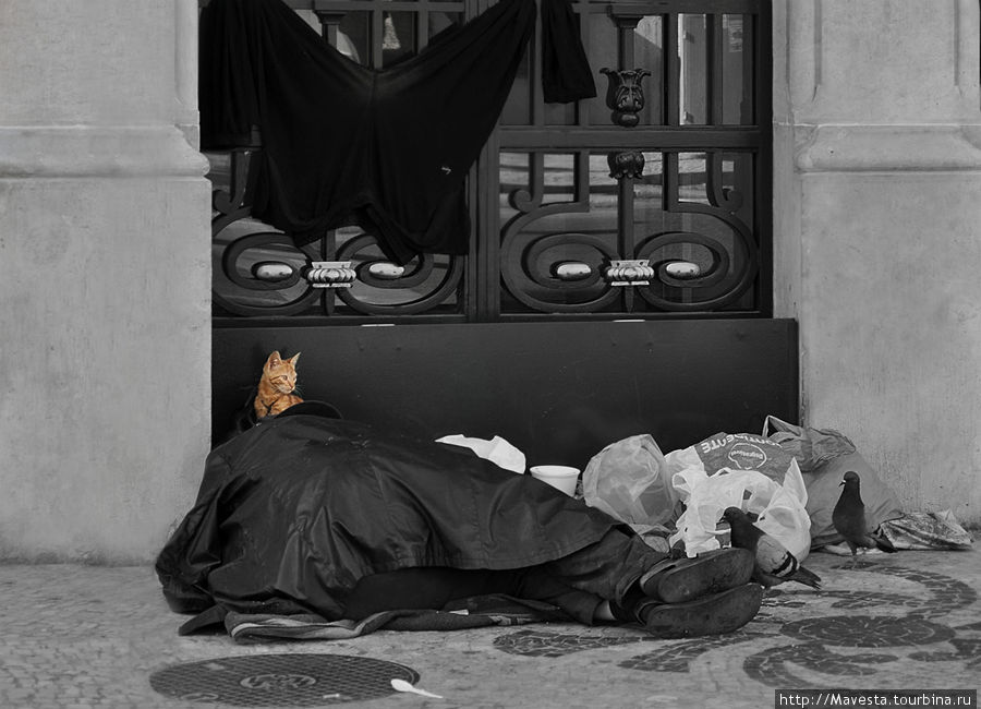 Бедность в Лиссабоне. Португалия