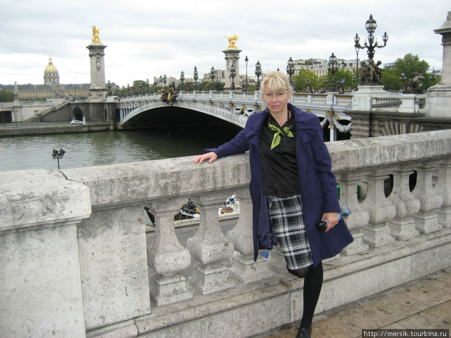 Париж: мост Александра III Париж, Франция