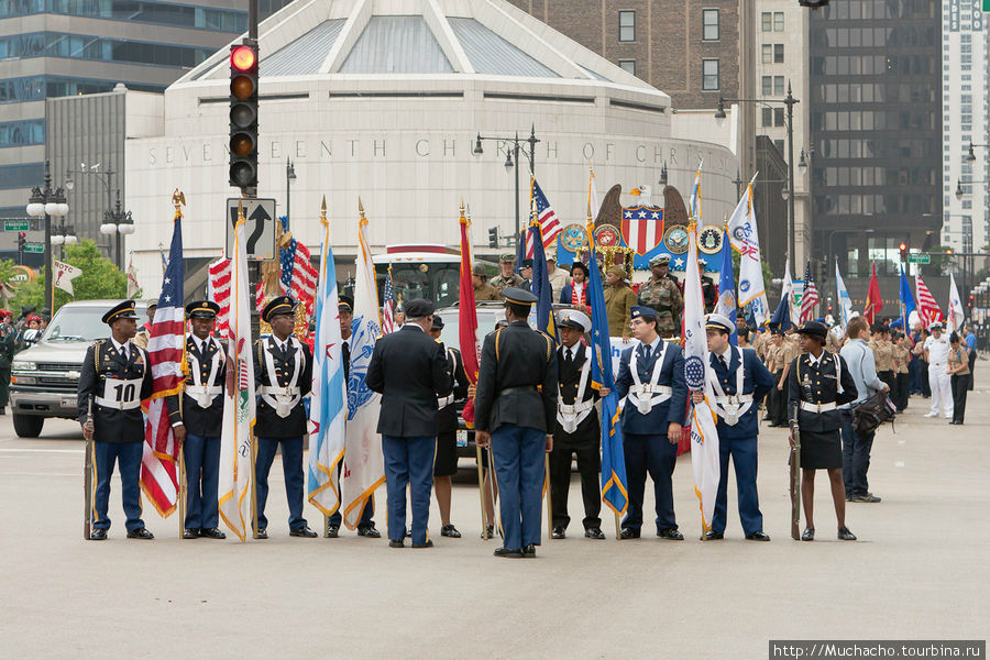 Memorial Day Parade в Чикаго