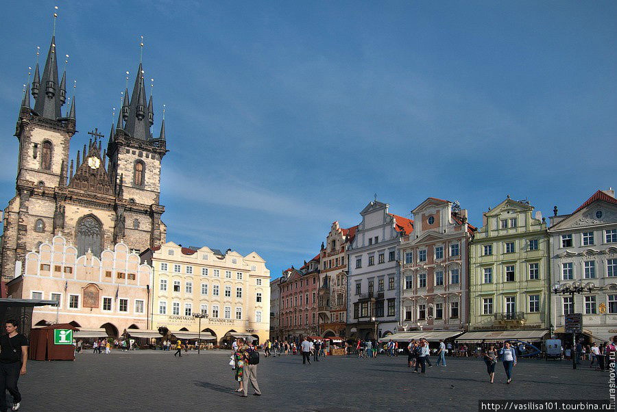 Исторический центр Праги, вокруг Староместской площади Прага, Чехия