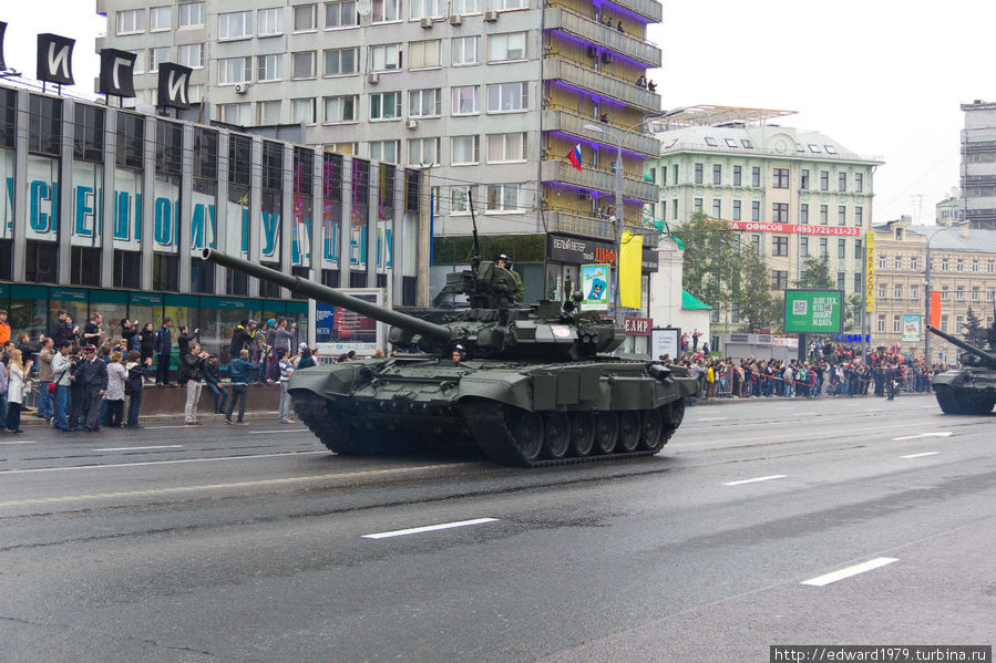 Парад военной техники в День Победы Москва, Россия