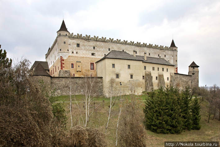 Замок в Зволене. Творение итальянских гастарбайтеров Банскобистрицкий край, Словакия